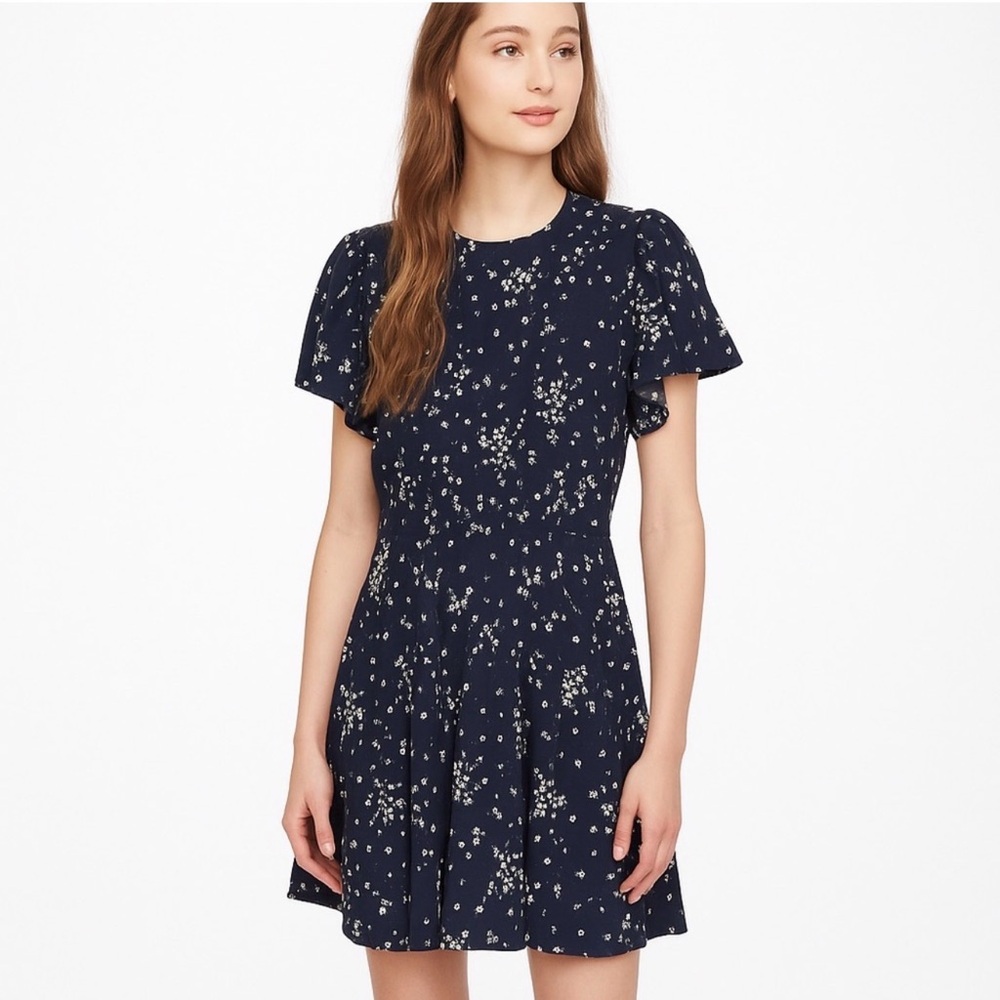 NWT Abercrombie & Fitch Navy Floral Mini Dress